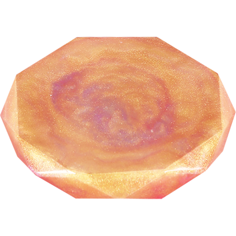 Dark Salmon Urban Crafter Silicone Coaster Mould Coasters-Diamond Round, Small Resin Craft