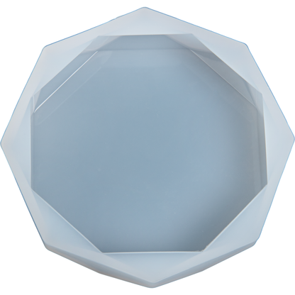 Dark Gray Urban Crafter Silicone Coaster Mould Coasters-Diamond Round, Small Resin Moulds