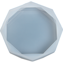 Dark Gray Urban Crafter Silicone Coaster Mould Coasters-Diamond Round, Small Resin Craft