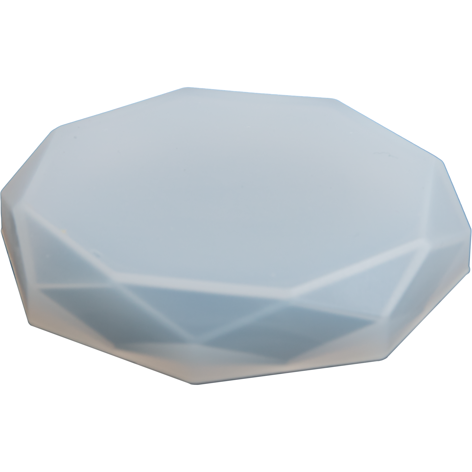 Gray Urban Crafter Silicone Coaster Mould Coasters-Diamond Round, Small Resin Moulds