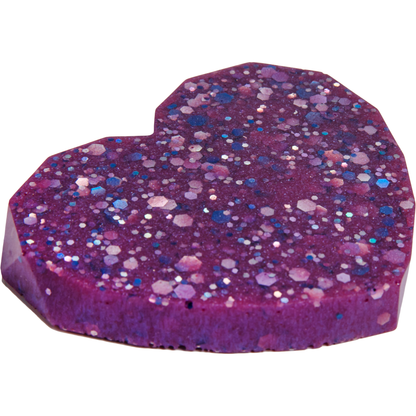 Dark Slate Blue Urban Crafter Silicone Mould-Diamond Heart, Large Resin Moulds