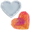 Gray Urban Crafter Silicone Mould-Diamond Heart, Small Resin Craft