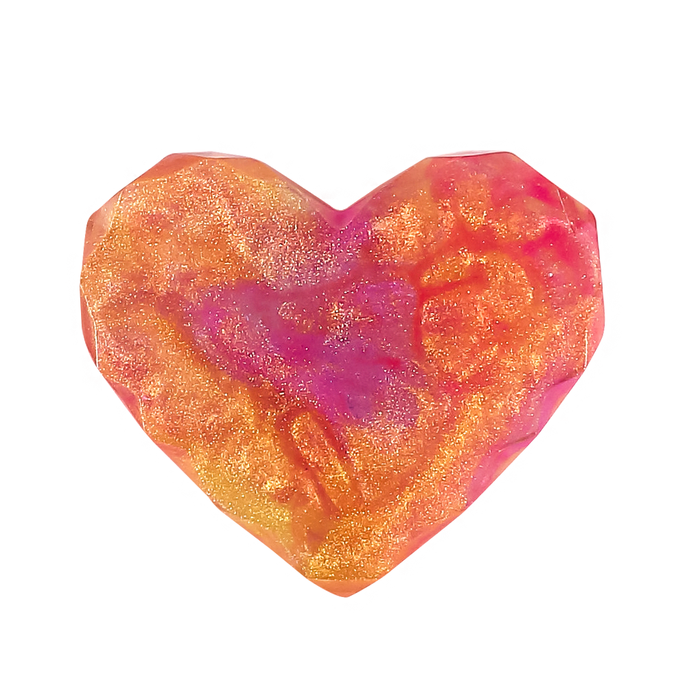 Tomato Urban Crafter Silicone Mould-Diamond Heart, Small Resin Moulds