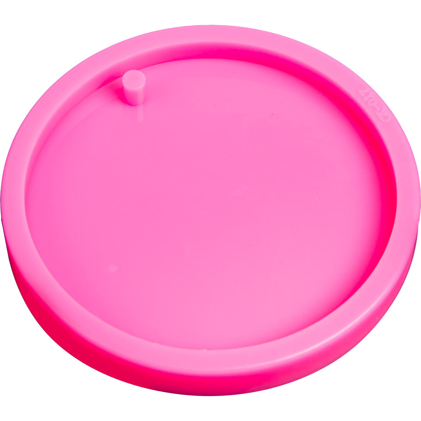 Hot Pink Urban Crafter Round Keyring Mould-Round Keyring, Large Resin Craft