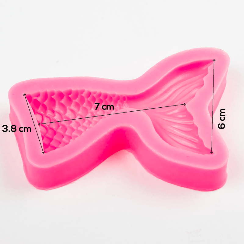 Deep Pink Urban Crafter Mermaid Tail Silicone Mould-Large Resin Craft