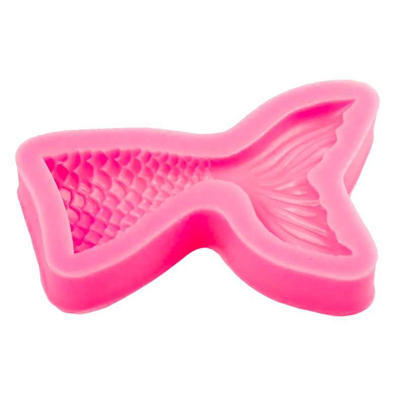 Hot Pink Urban Crafter Mermaid Tail Silicone Mould-Large Resin Craft