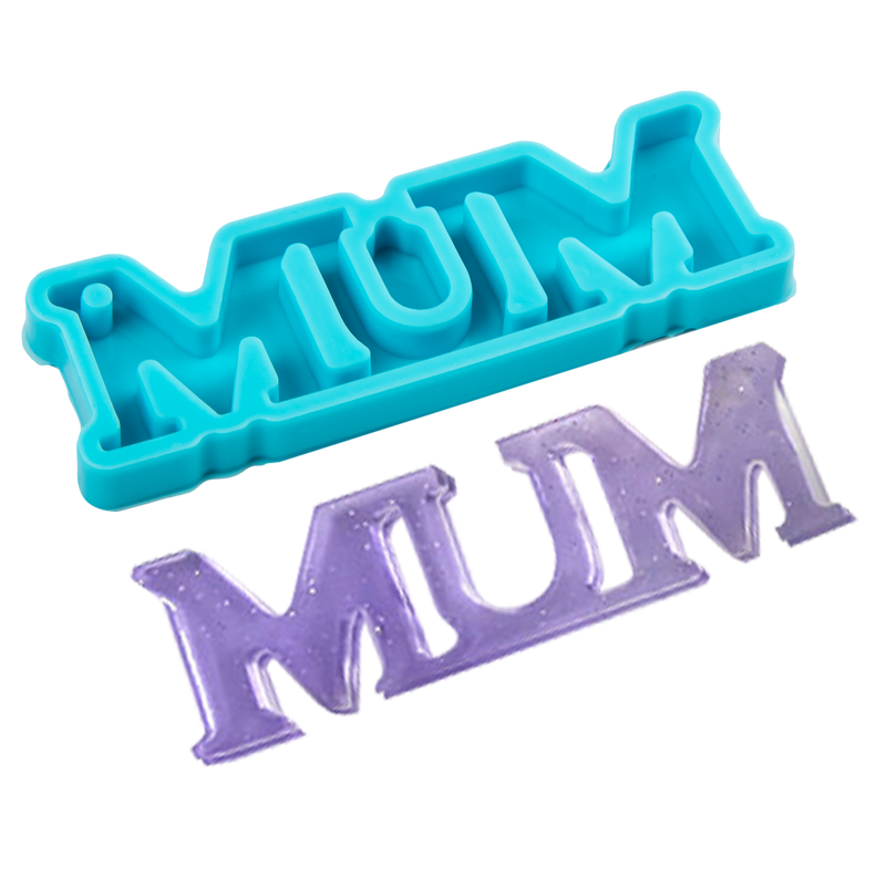 Dark Turquoise Urban Crafter Keyring Mould-Mum Resin Craft