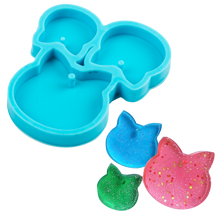 Dark Turquoise Urban Crafter Assorted Pet Tags Mould-Cat Head Resin Moulds