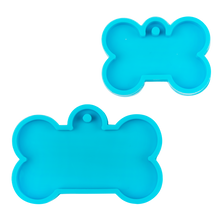 Dark Turquoise Urban Crafter Assorted Pet Tags Mould-Dog Bone Resin Moulds