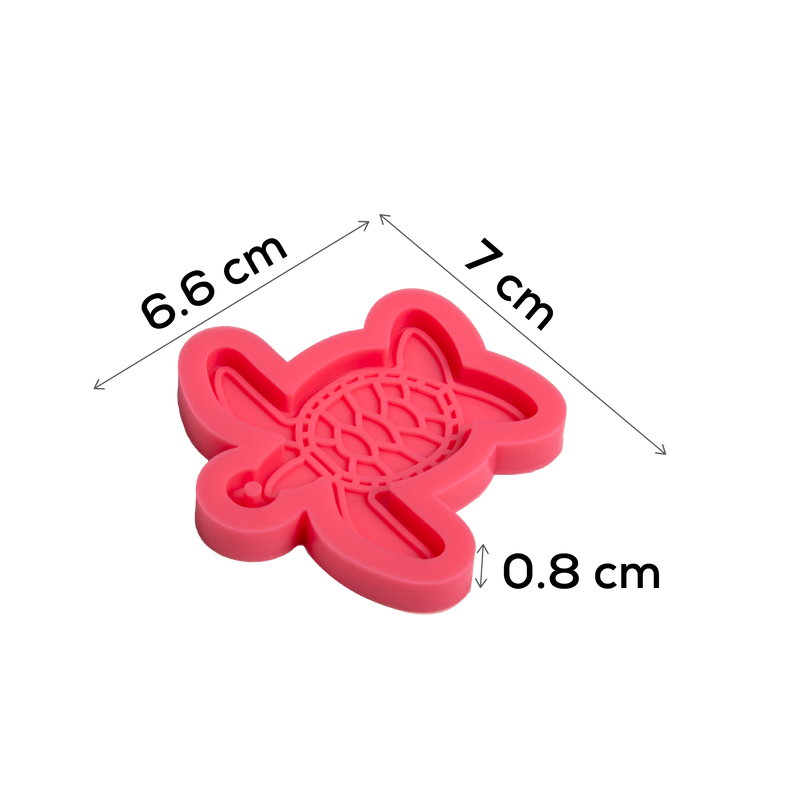 Tomato Urban Crafter Silicone Keyring Mould - Turtle Resin Craft