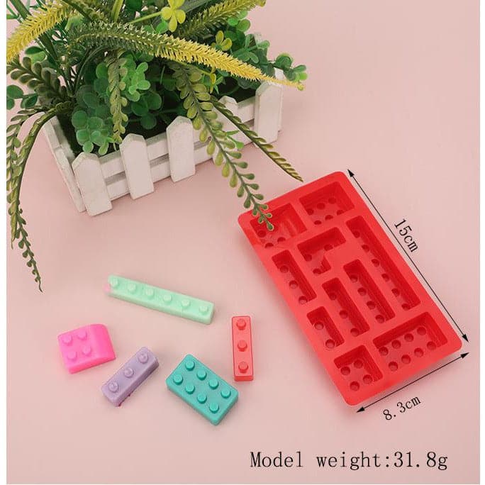 Gray Urban Crafter Silicone Brick Moulds-Red Bricks, Mould 1 Resin Craft