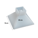 Gray Urban Crafter Resin Silicone Mould-Pyramid, Large Resin Moulds