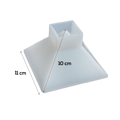 Gray Urban Crafter Resin Silicone Mould-Pyramid, Large Resin Craft Moulds