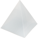 Light Gray Urban Crafter Pyramid Silicone Mould-Extra Large Resin Craft