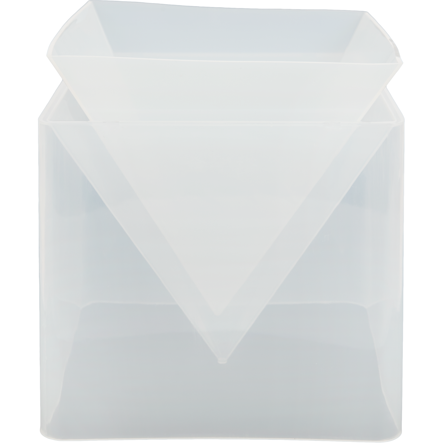 Light Gray Urban Crafter Pyramid Silicone Mould-Extra Large Resin Moulds