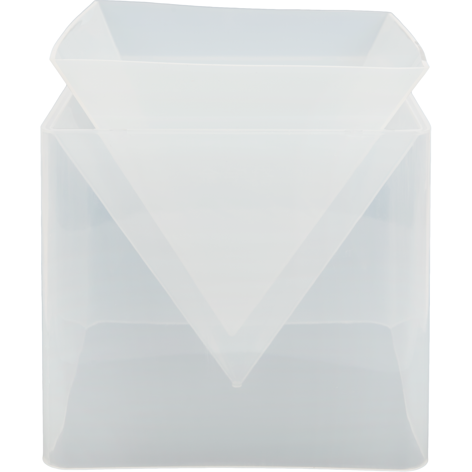 Light Gray Urban Crafter Pyramid Silicone Mould-Extra Large Resin Moulds