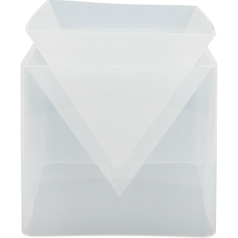 Light Gray Urban Crafter Pyramid Silicone Mould-Extra Large Resin Craft