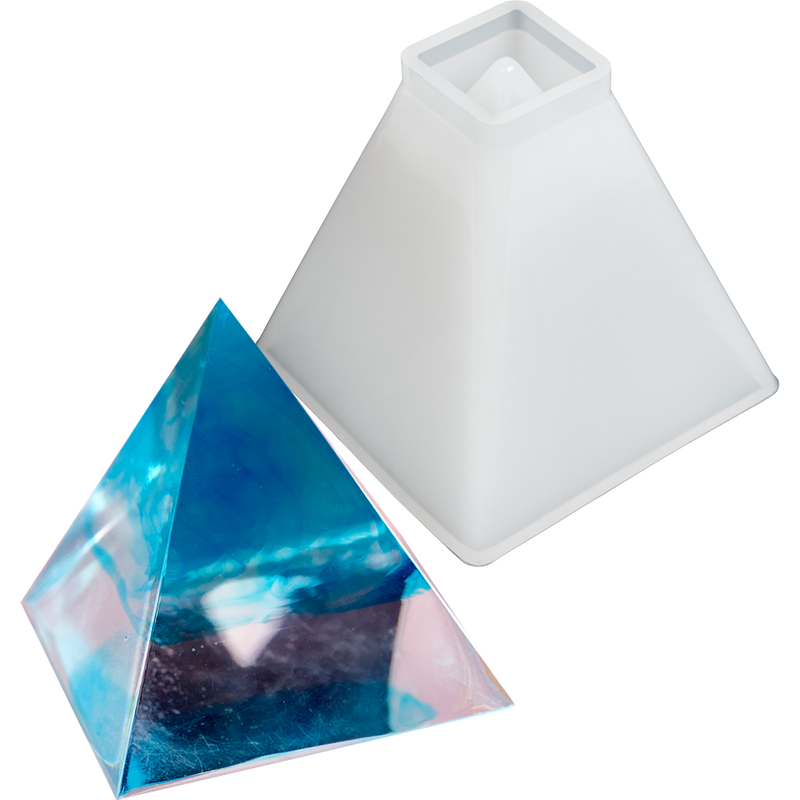 Dark Cyan Urban Crafter Pyramid Mould Silicone-Medium Resin Craft