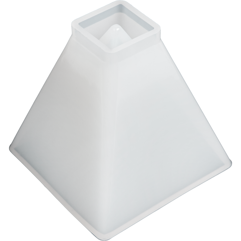 Light Gray Urban Crafter Pyramid Mould Silicone-Medium Resin Craft