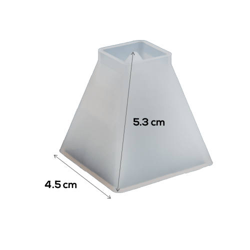 Gray Urban Crafter Pyramid Mould Silicone-Small Resin Craft