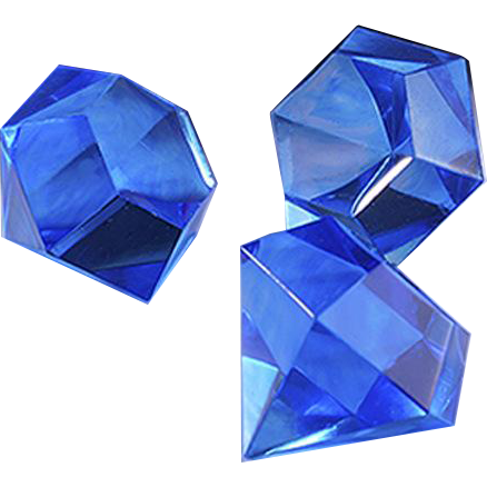 Royal Blue Urban Crafter Crystal Mould (3 Piece) Resin Craft