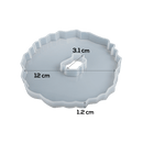Gray Urban Crafter Silicone Mould Geode Coaster-Coaster D2 Resin Craft