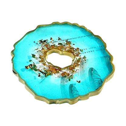 Turquoise Urban Crafter Silicone Mould Geode Coaster-Coaster D2 Resin Craft
