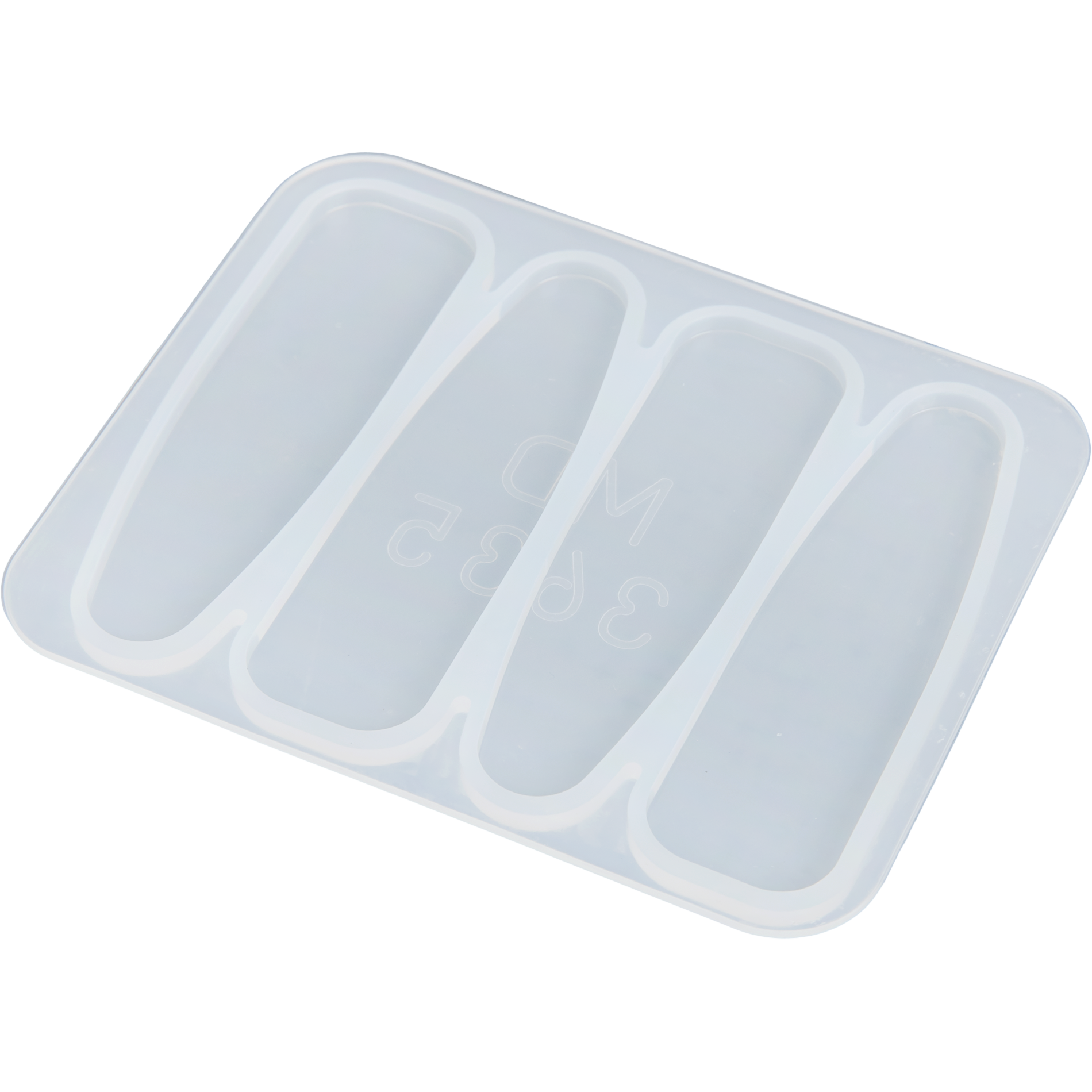 Light Gray Urban Crafter Hair Clip Mould-Solid Shapes Resin Craft
