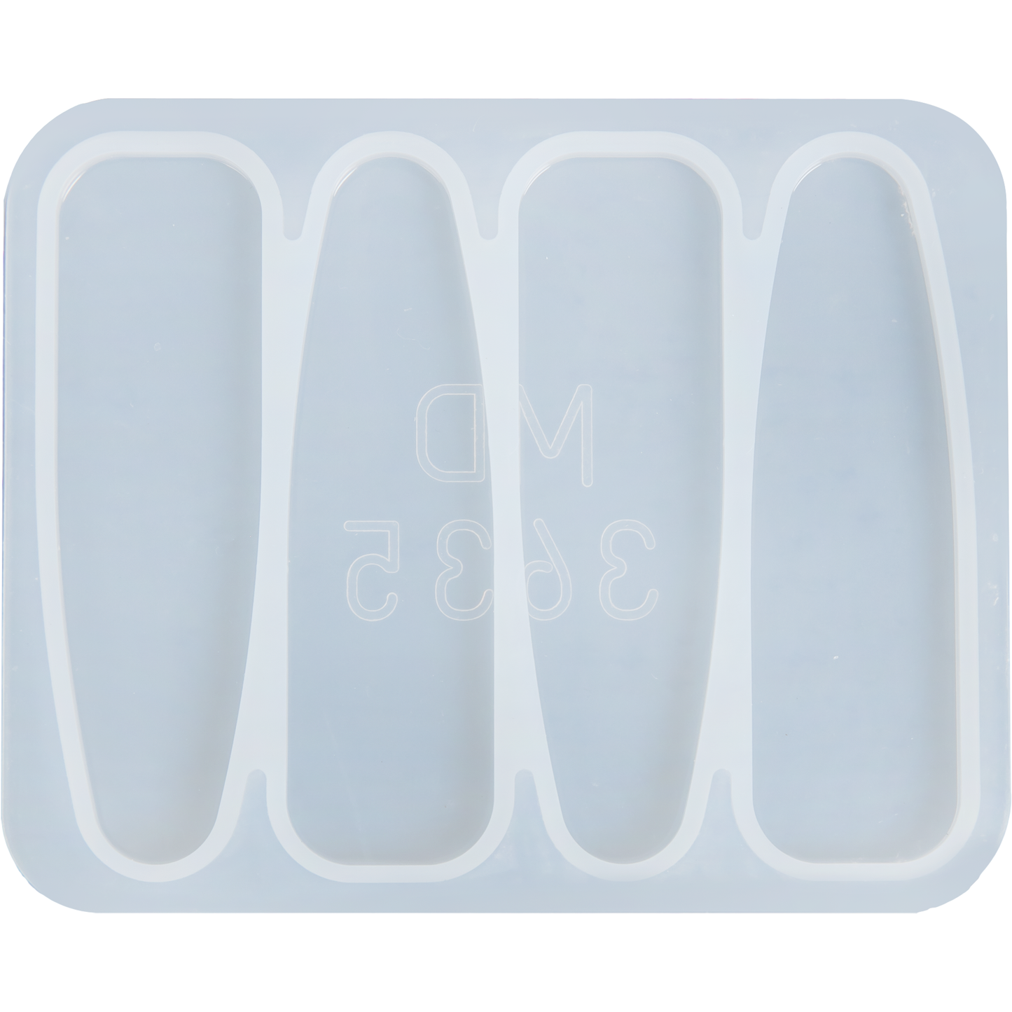 Light Gray Urban Crafter Hair Clip Mould-Solid Shapes Resin Craft