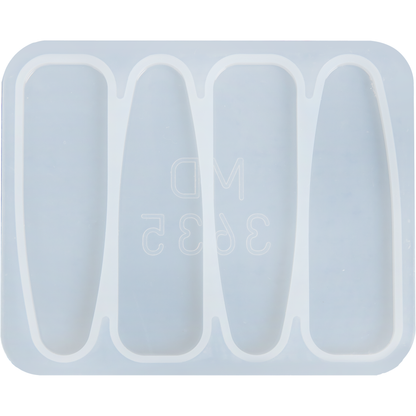 Light Gray Urban Crafter Hair Clip Mould-Solid Shapes Resin Craft