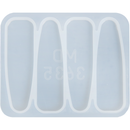 Light Gray Urban Crafter Hair Clip Mould-Solid Shapes Resin Craft