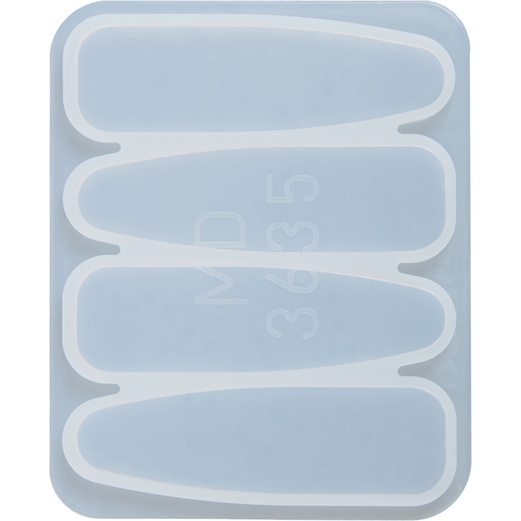 Light Steel Blue Urban Crafter Hair Clip Mould-Solid Shapes Resin Craft