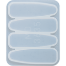 Light Steel Blue Urban Crafter Hair Clip Mould-Solid Shapes Resin Craft