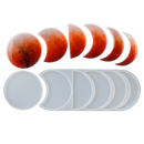 Gray Urban Crafter Moon Phases Silicone Resin Mould-Large Two Piece Mould Resin Moulds