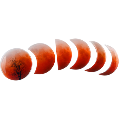 Firebrick Urban Crafter Moon Phases Silicone Resin Mould-Large Two Piece Mould Resin Moulds