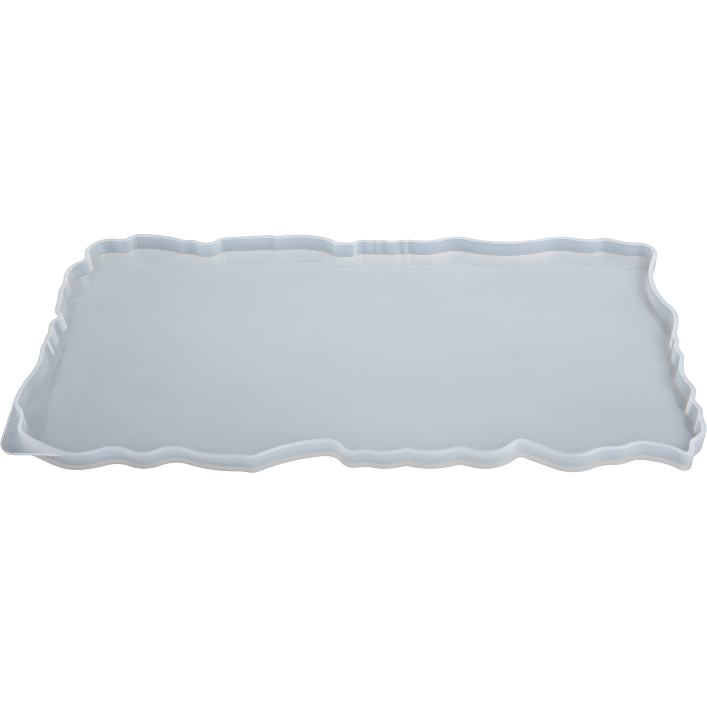 Gray Urban Crafter Silicone Mould Tray-Large Geode Rectangle Platter Resin Moulds