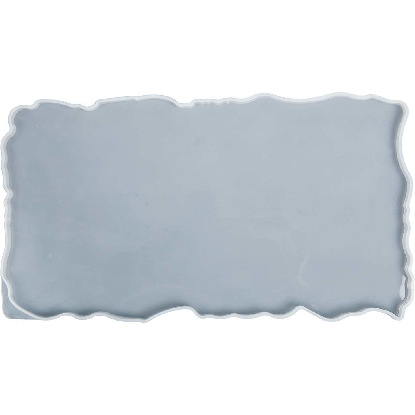 Gray Urban Crafter Silicone Mould Tray-Large Geode Rectangle Platter Resin Moulds
