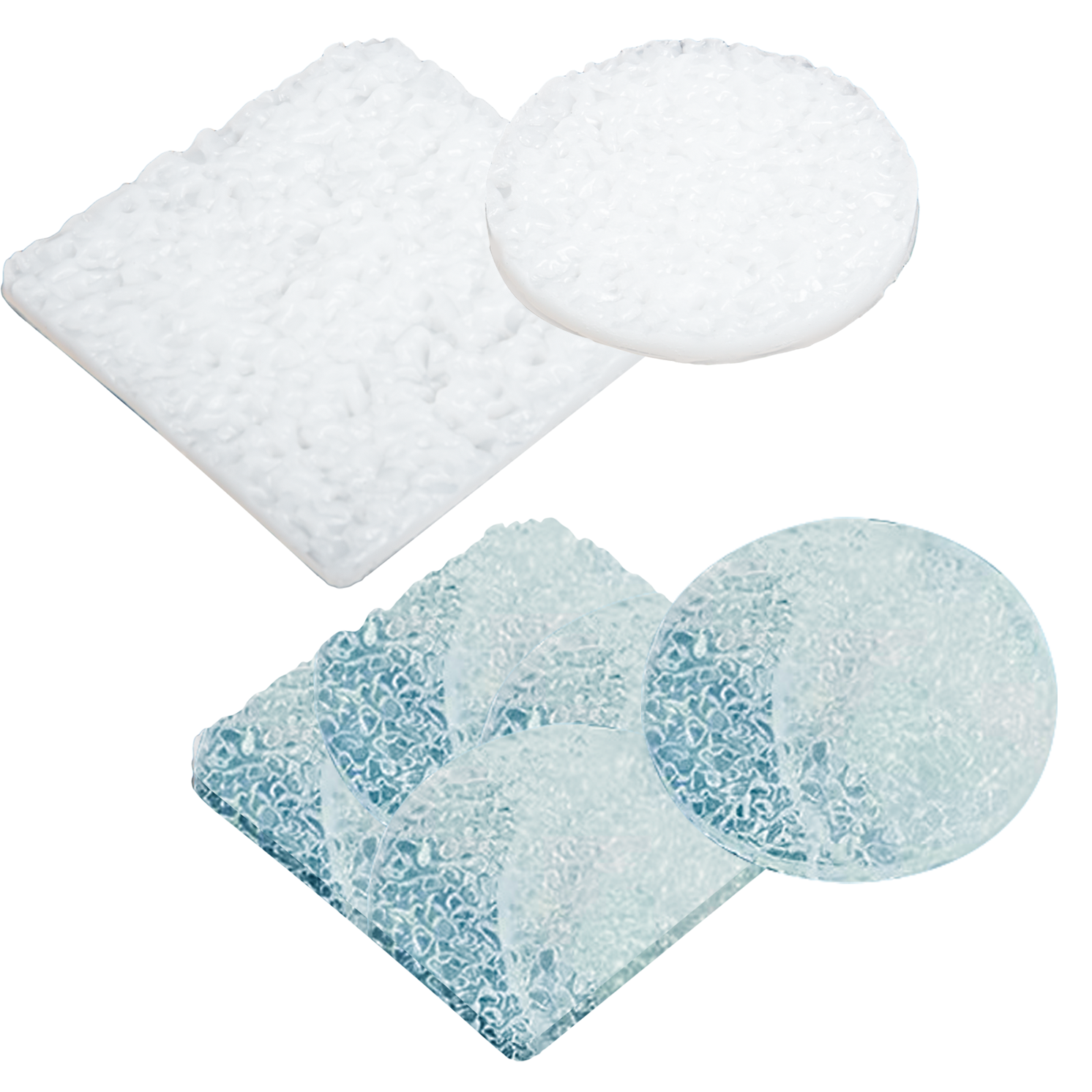 Urban Crafter Druzy Silicone Mould InsertRound and Square