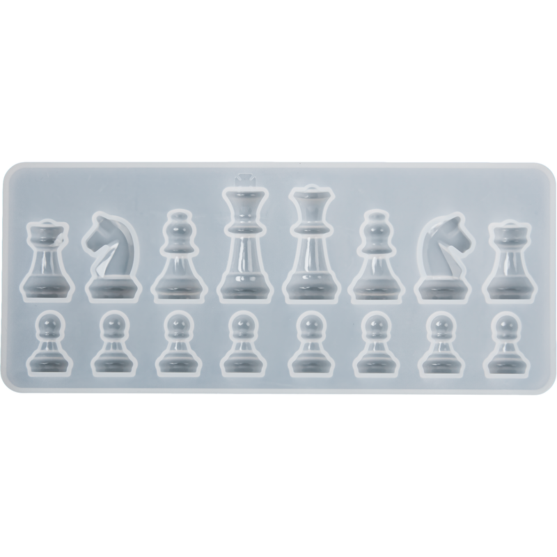 Gray Urban Crafter Silicone Mould-Chess Pieces Resin Craft