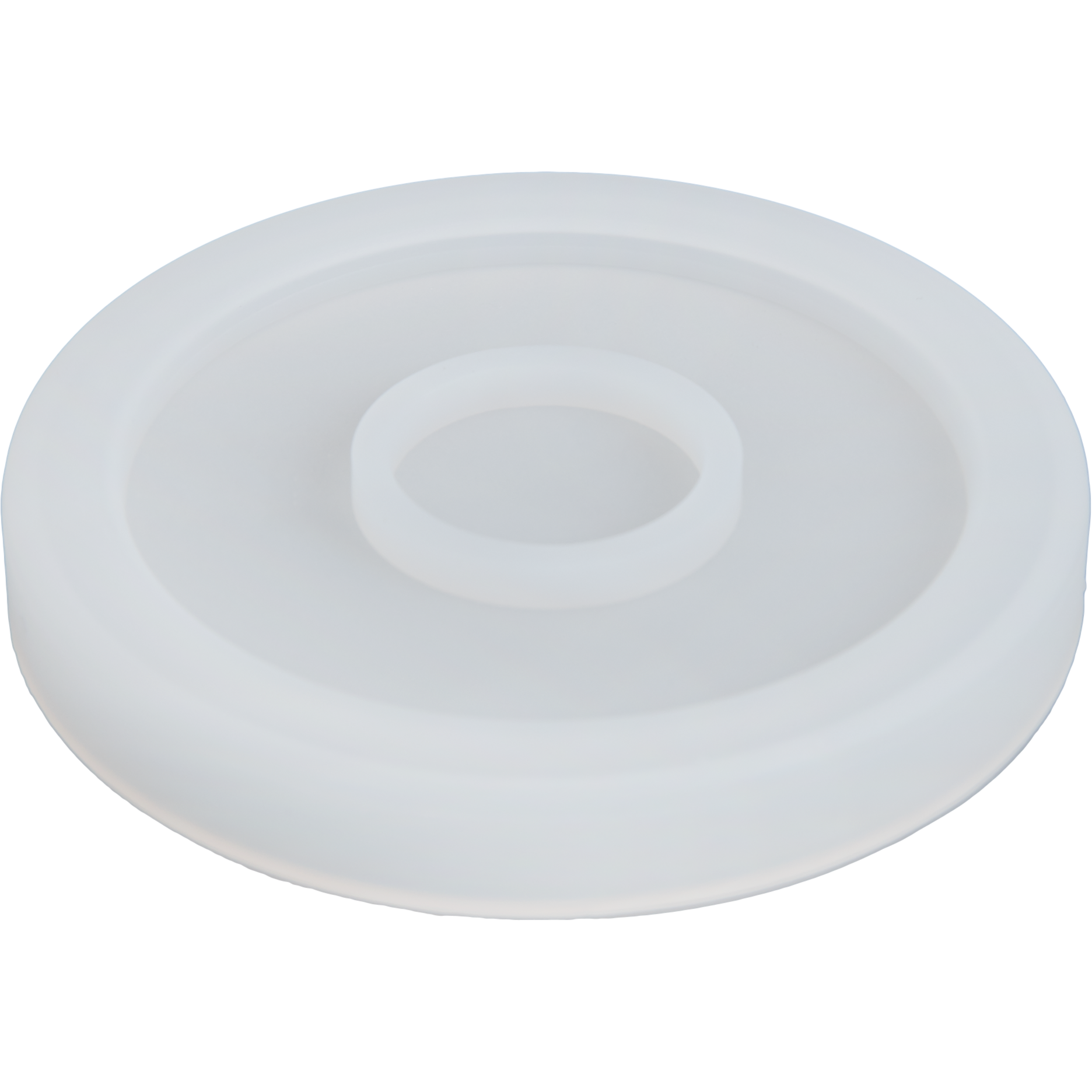 Light Gray Urban Crafter Small Round Edge Coaster Mould Resin Moulds
