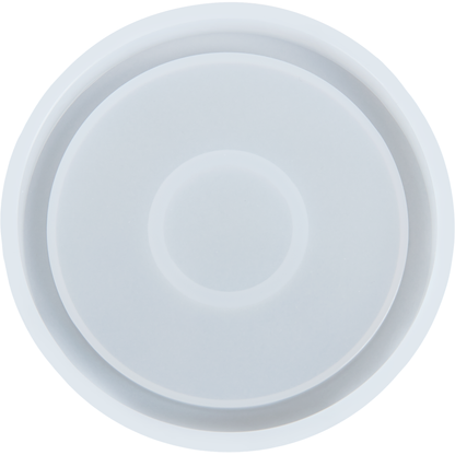 Light Gray Urban Crafter Small Round Edge Coaster Mould Resin Moulds