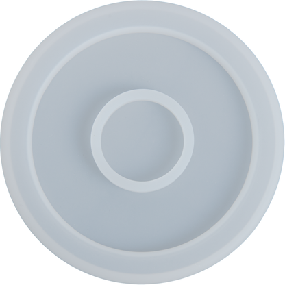 Gray Urban Crafter Small Round Edge Coaster Mould Resin Moulds