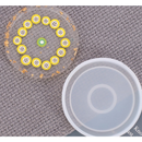 Dark Gray Urban Crafter Small Round Edge Coaster Mould Resin Moulds