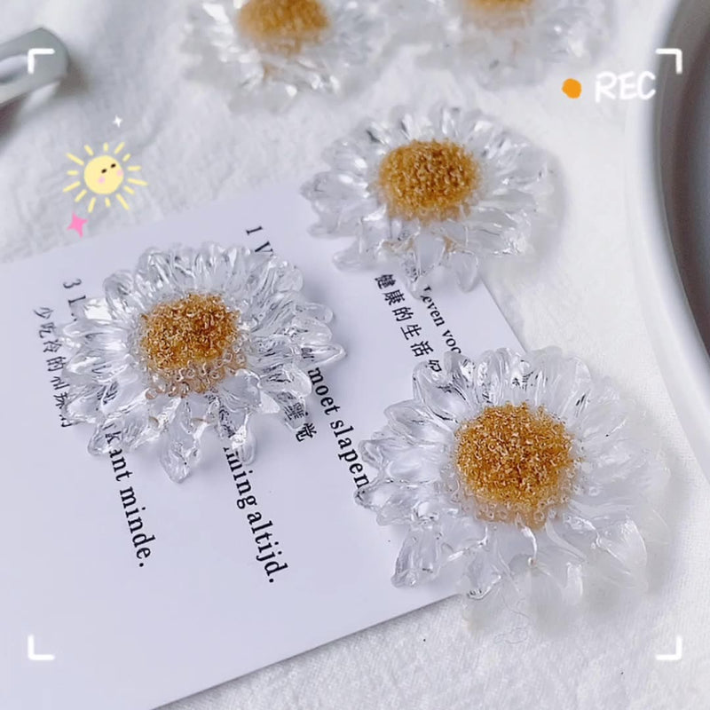 Light Gray Urban Crafter 3D Flower Moulds Chrysanthemum Resin Craft