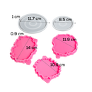 Hot Pink Urban Crafter Coaster Resin Kit Resin Craft Moulds