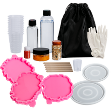 Black Urban Crafter Coaster Resin Kit Resin