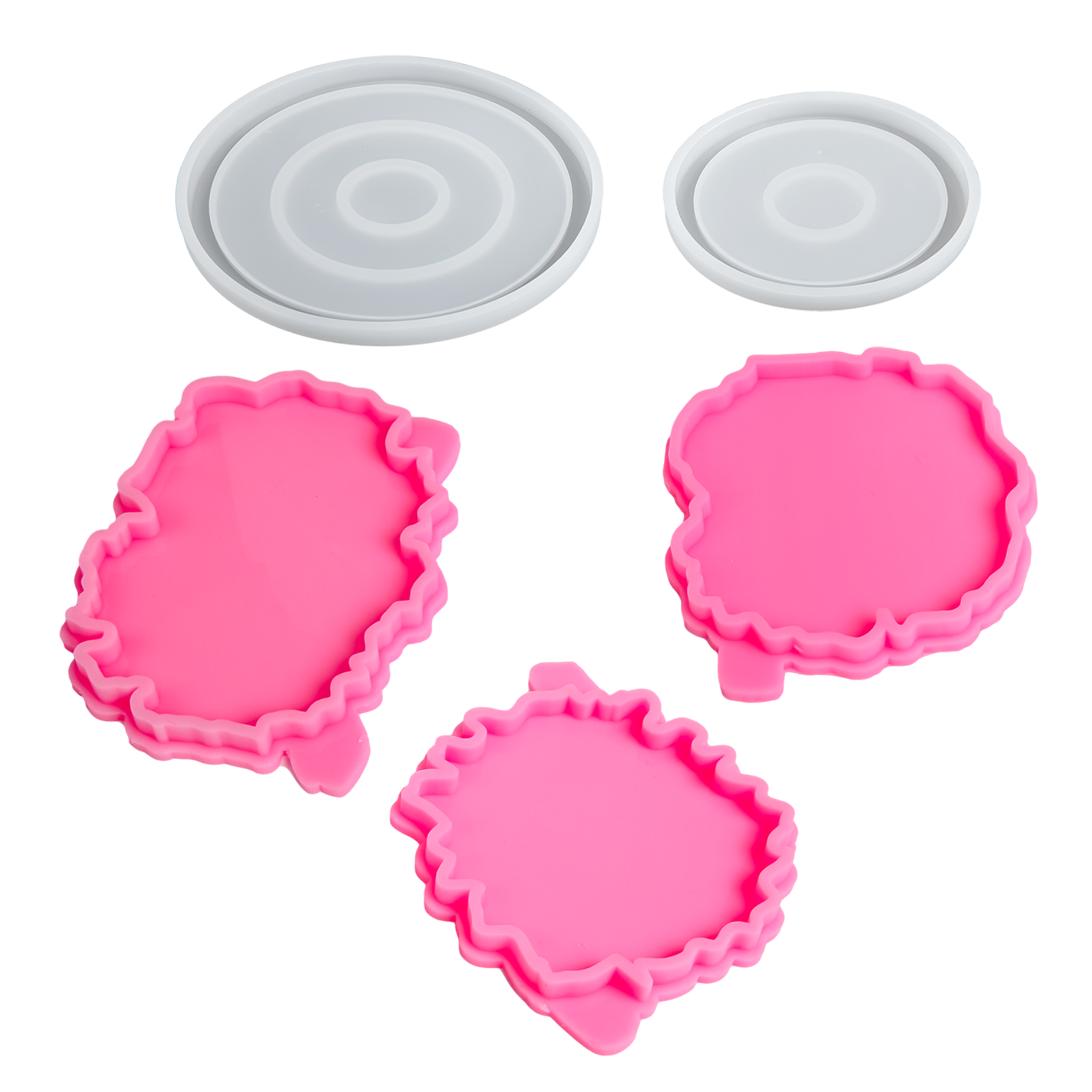 Hot Pink Urban Crafter Coaster Resin Kit Resin