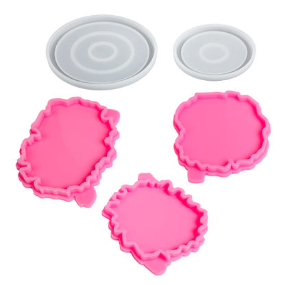 Hot Pink Urban Crafter Coaster Resin Kit Resin