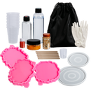 Black Urban Crafter Coaster Resin Kit Resin Craft Moulds