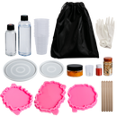 Black Urban Crafter Coaster Resin Kit Resin Craft Moulds